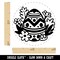 Easter Egg Hidden In Flowers and Grass Self-Inking Rubber Stamp for Stamping Crafting Planners